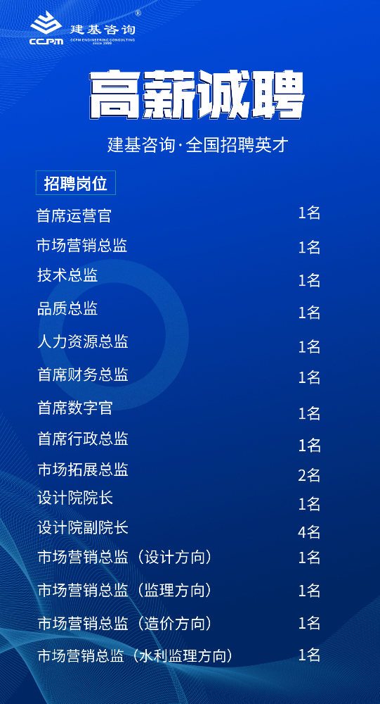 招聘 | 高薪職位等你來！